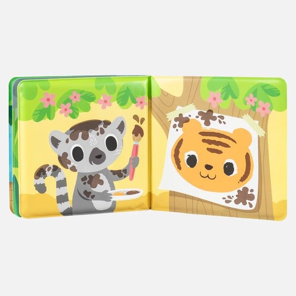 Tiger Tribe Bath Book Messy Jungle