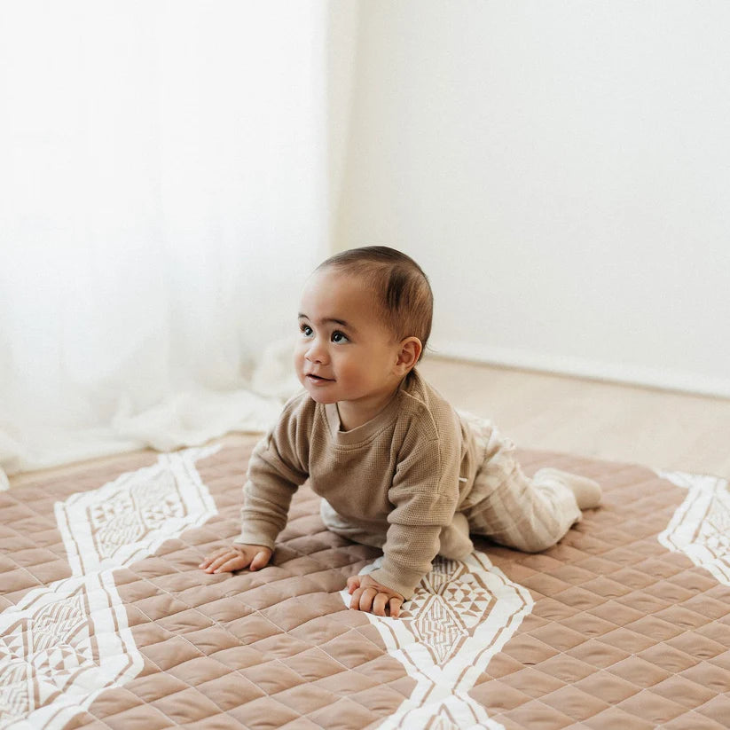 Bo & Ko Māori Playmat Ō Whakatō Cocoa