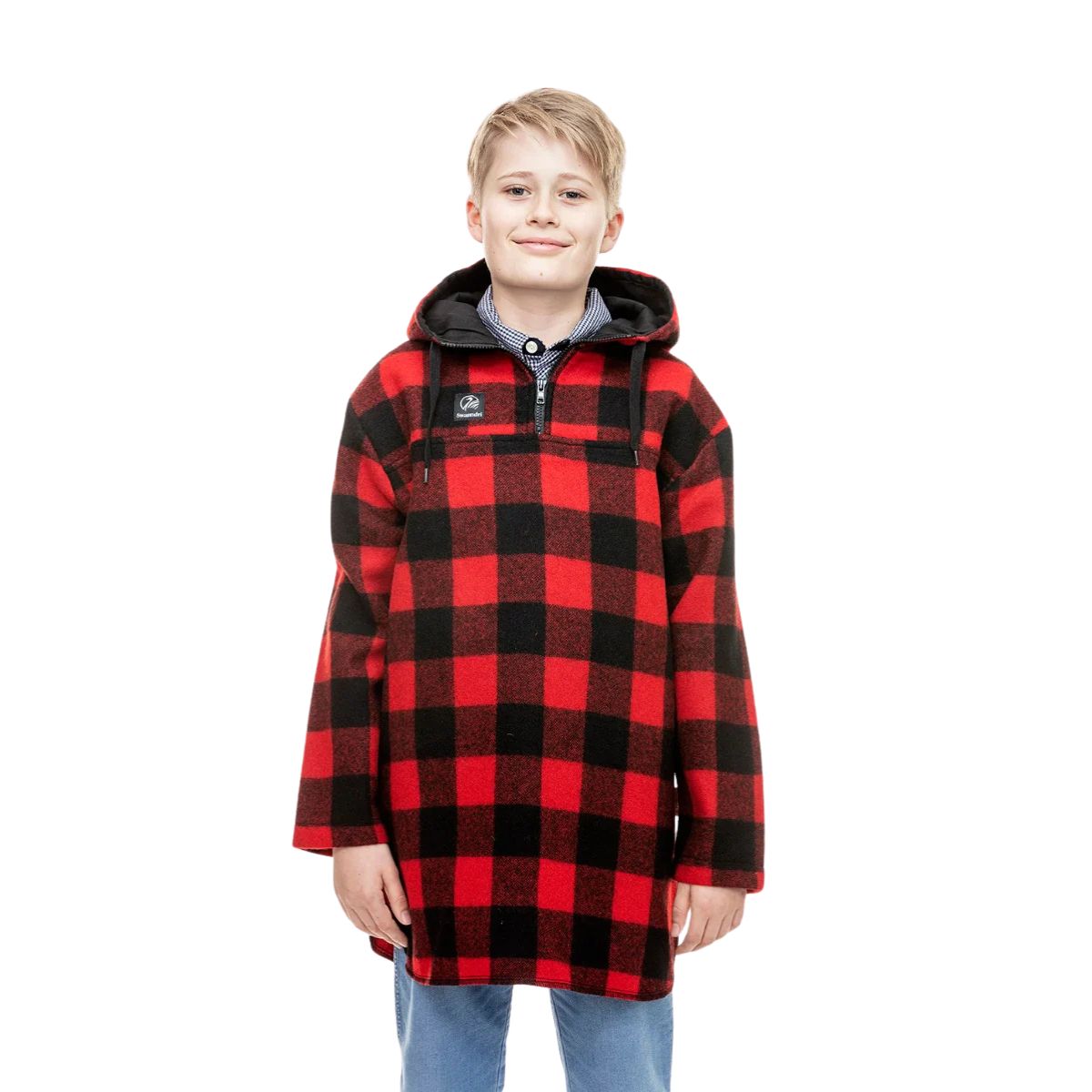 Swanndri Kid's Brixton Bush Shirt Red/Black Check