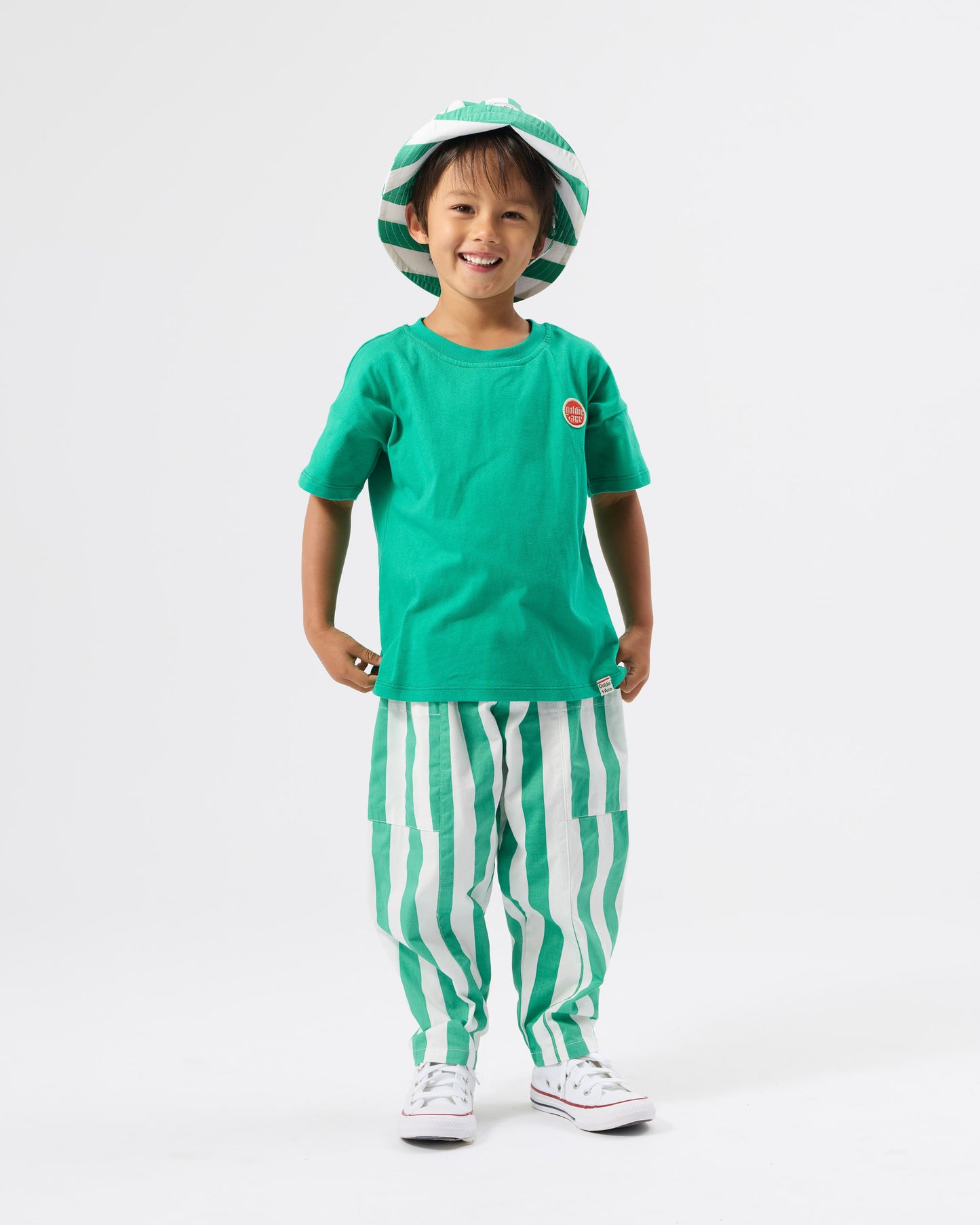 Goldie + Ace Essential Logo T-Shirt Green