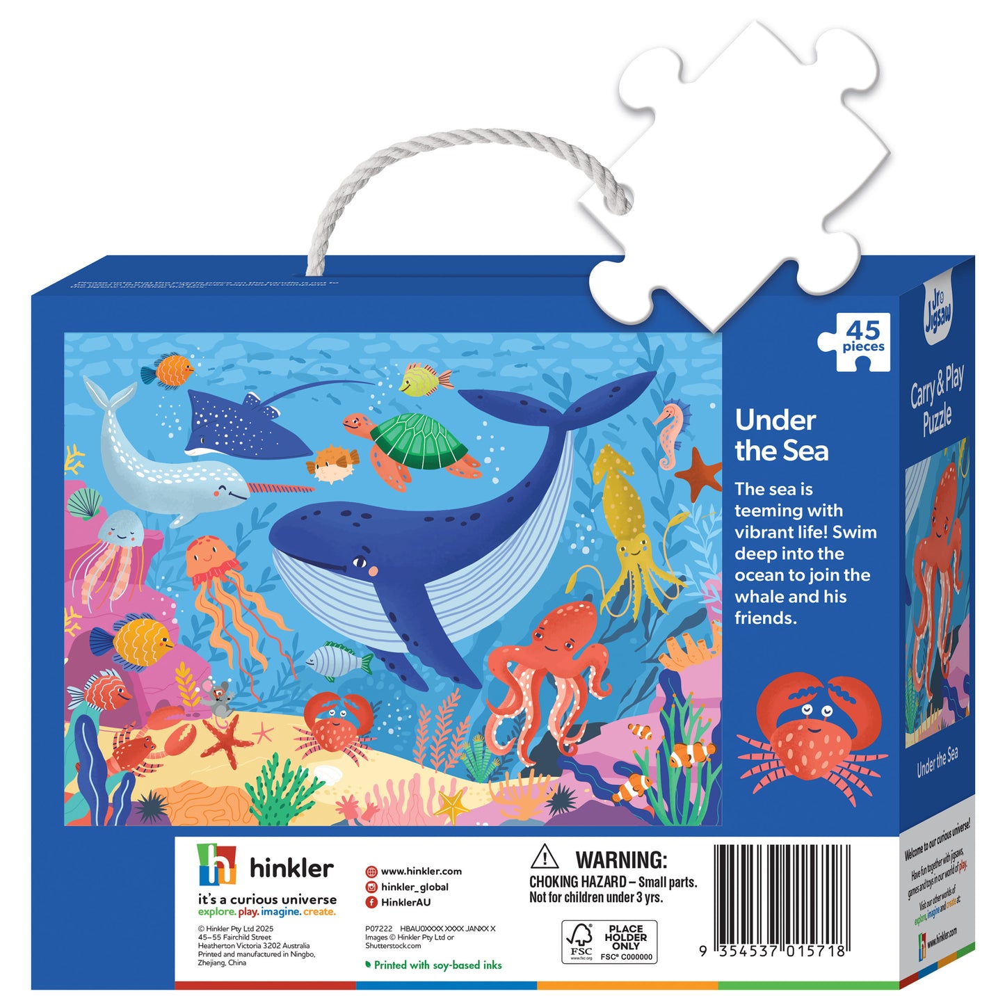 Junior Jigsaw Carry & Play Under The Sea