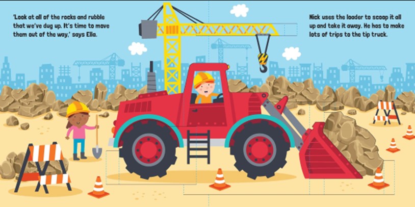 Trucks and Diggers Pop Up Book