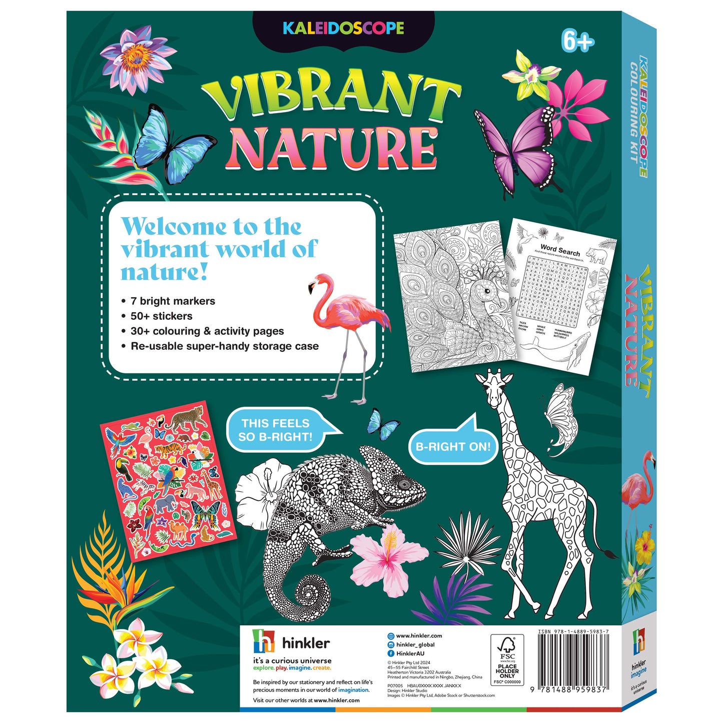 Kaleidoscope Colouring Kit Vibrant Nature
