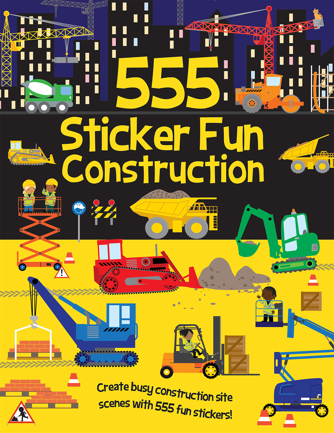 555 Sticker Fun Construction