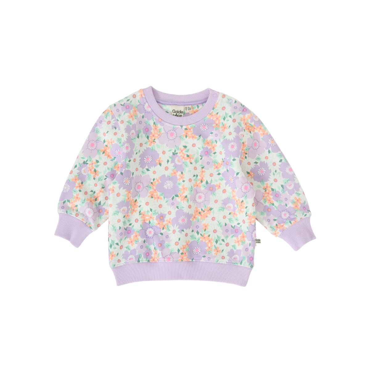 Goldie + Ace Flora Relaxed Terry Sweater
