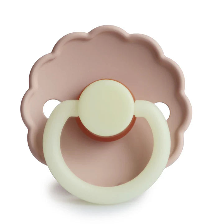 FRIGG Daisy Natural Rubber Pacifier Blush Night