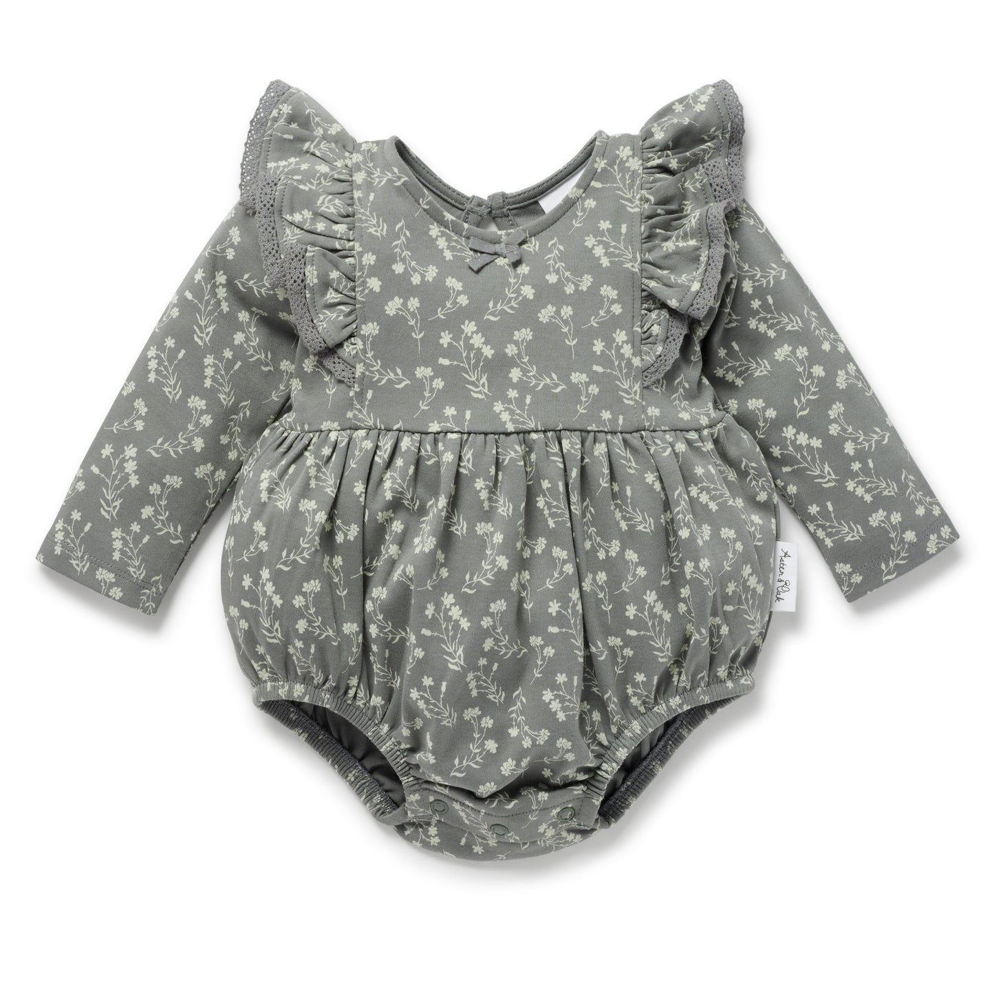 Aster & Oak Mia Floral Bubble Bodysuit
