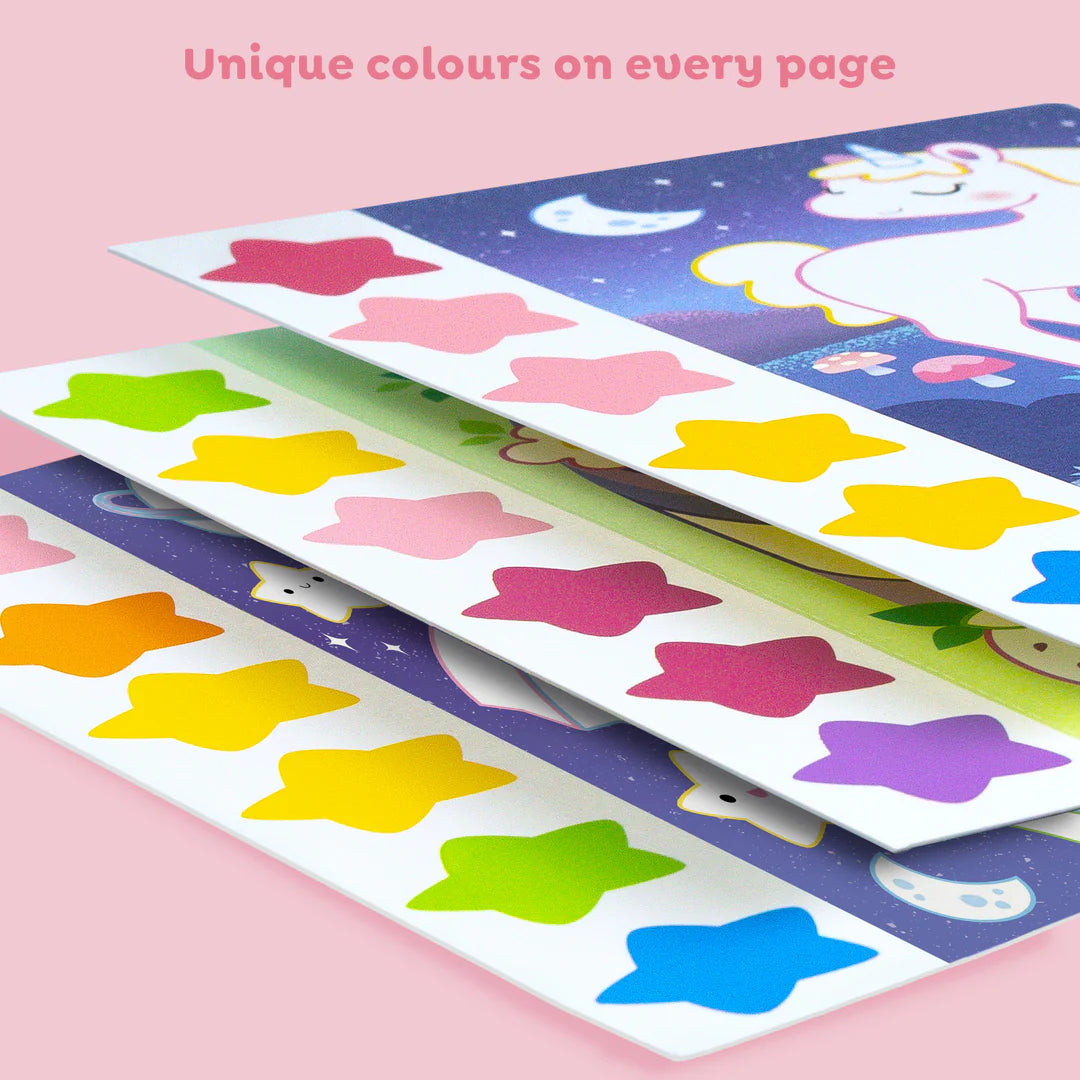 Tiger Tribe Paint a Picture Set Unicorn Skies
