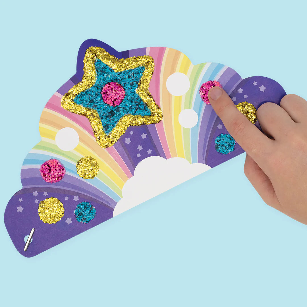 Tiger Tribe Glitter Goo Crowns - Super Rainbow