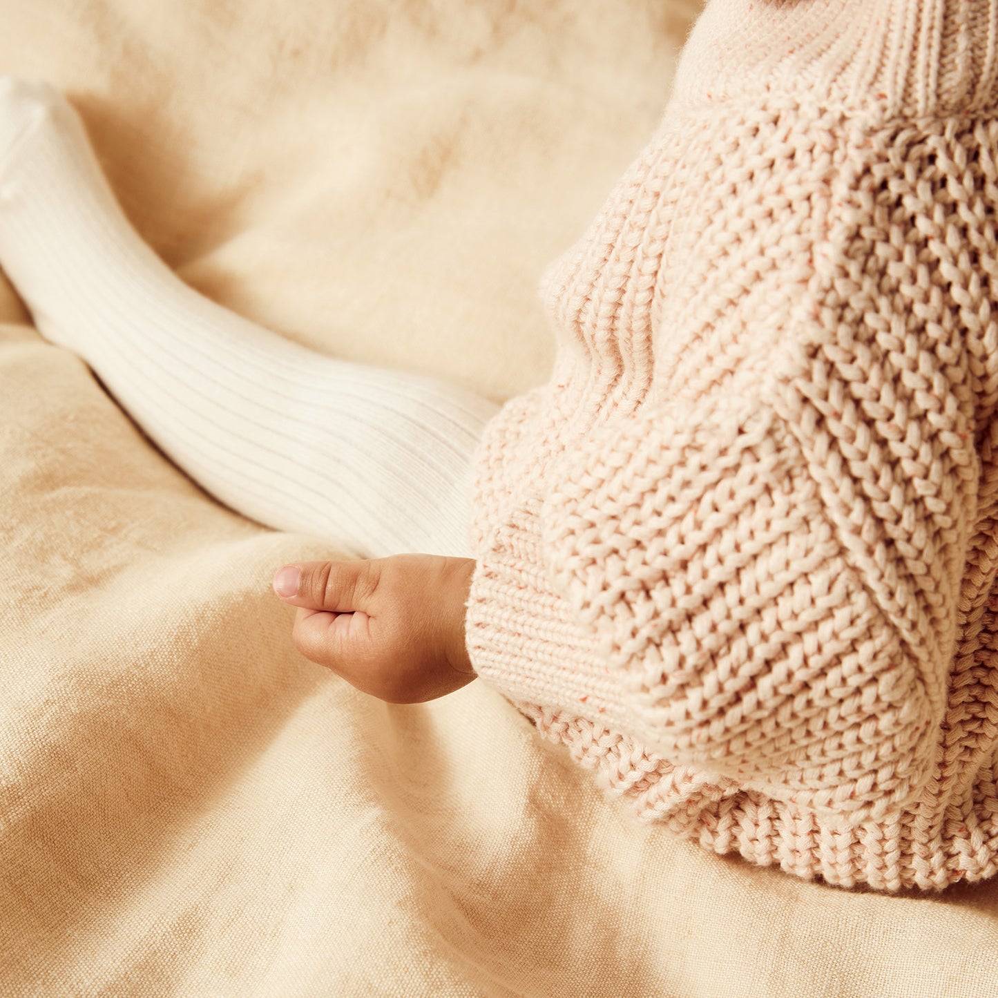 Wilson & Frenchy Organic Knitted Jumper Fairy Floss