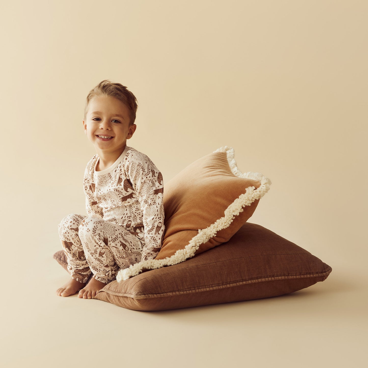 Wilson & Frenchy Organic Long Sleeved Pyjamas Winter Forest