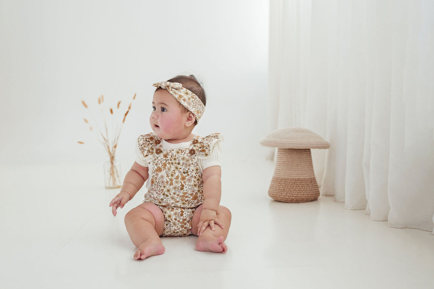 Aster & Oak Bailey Floral Flutter Playsuit