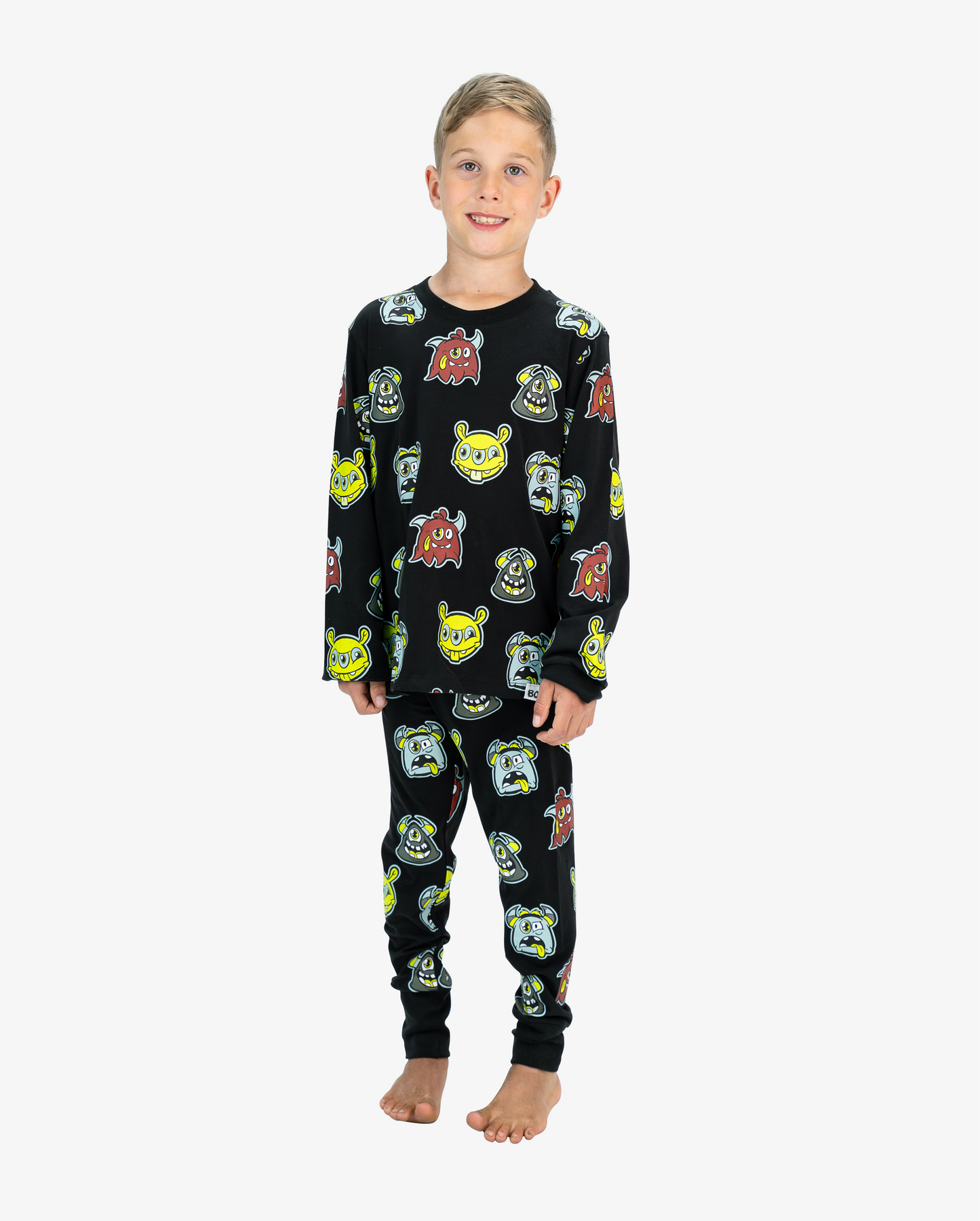 Band of Boys Black Monster Pyjamas