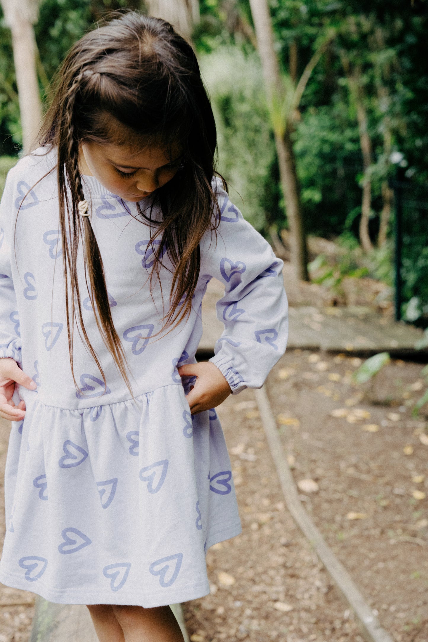 The Girl Club Orchid Heart Dress