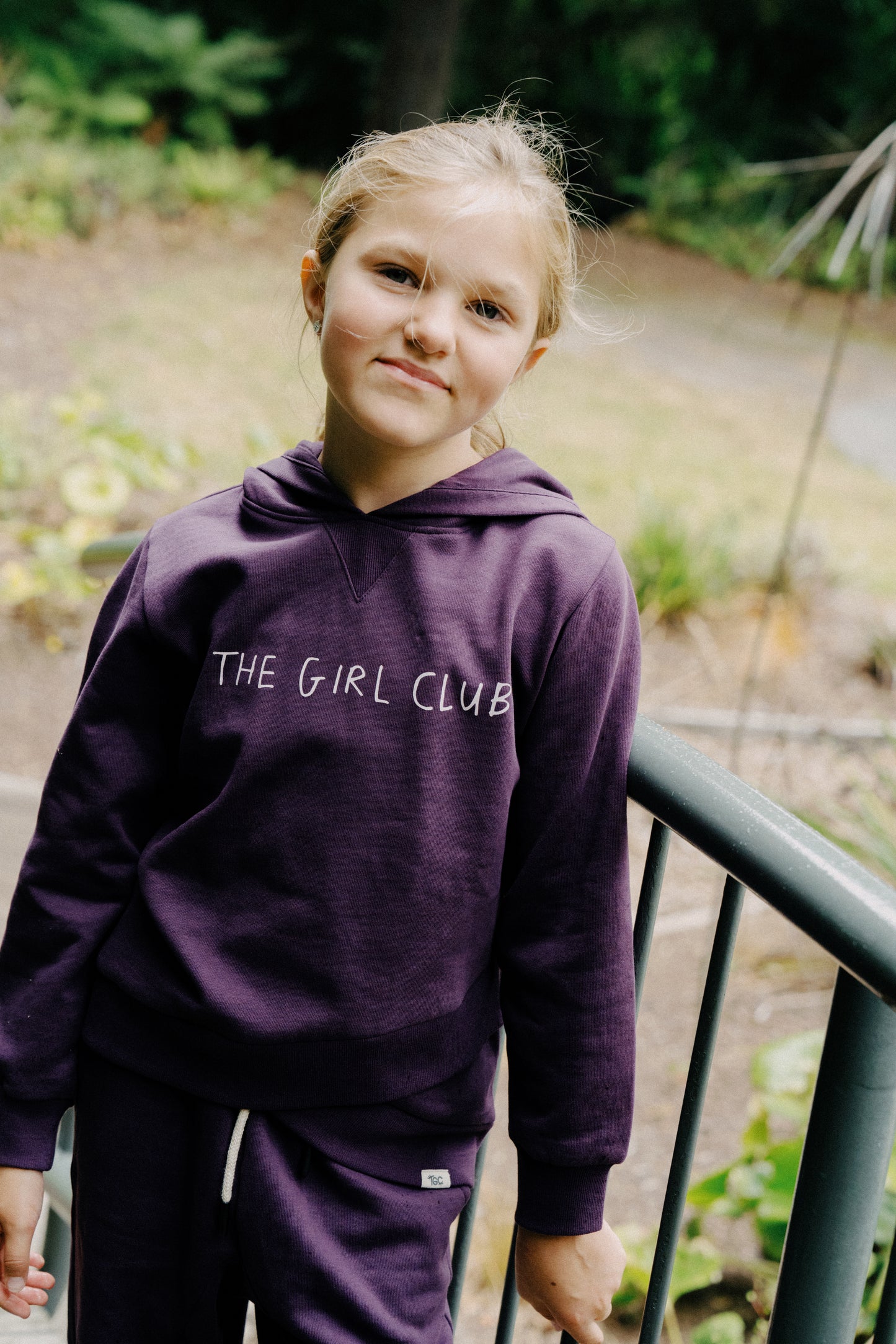 The Girl Club Aubergine X Front Hood