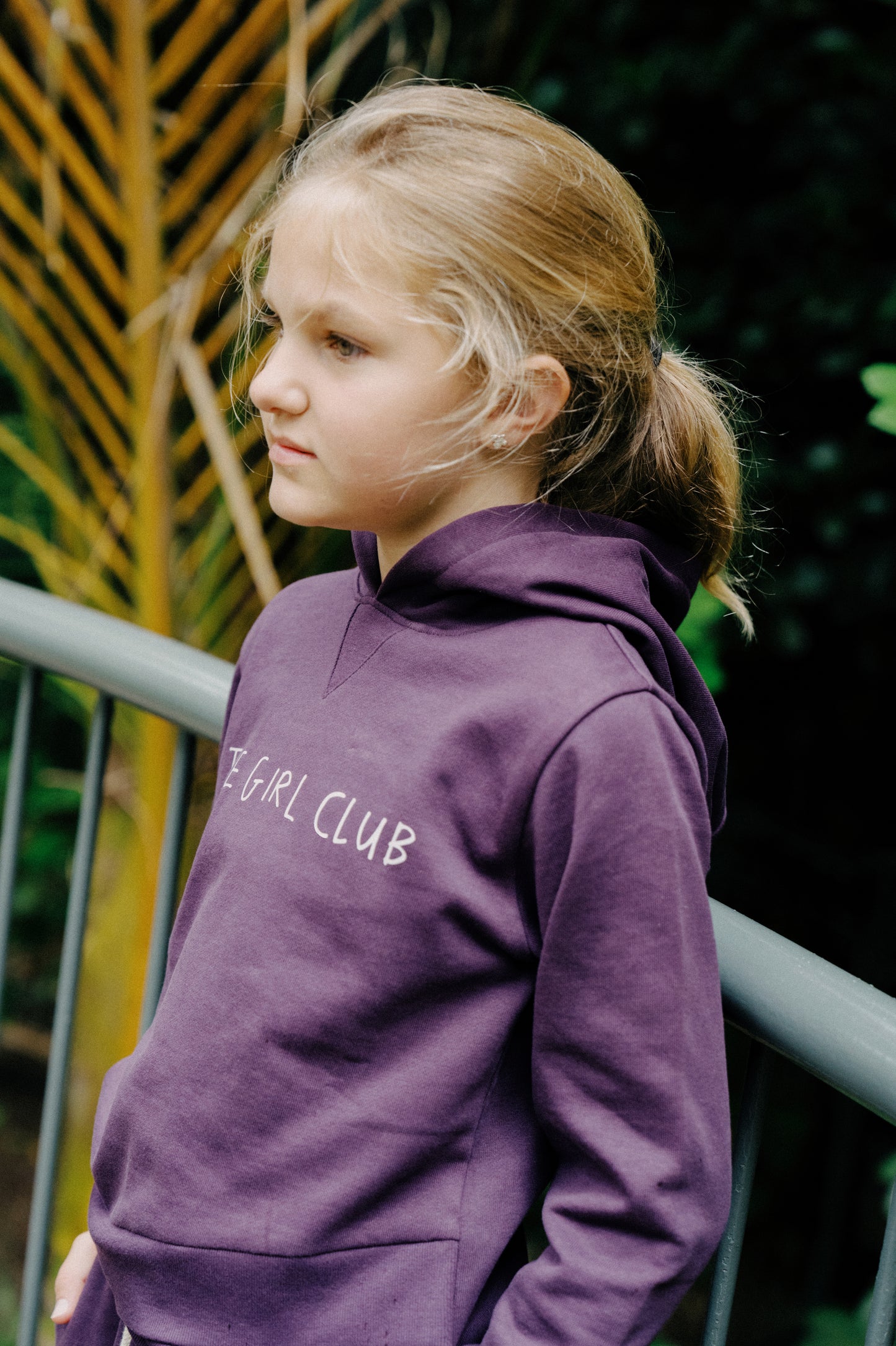 The Girl Club Aubergine X Front Hood