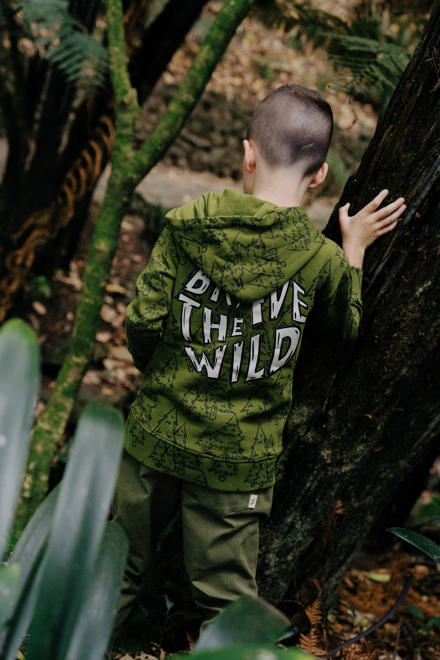 Band of Boys Forest on Repeat Zip Hood