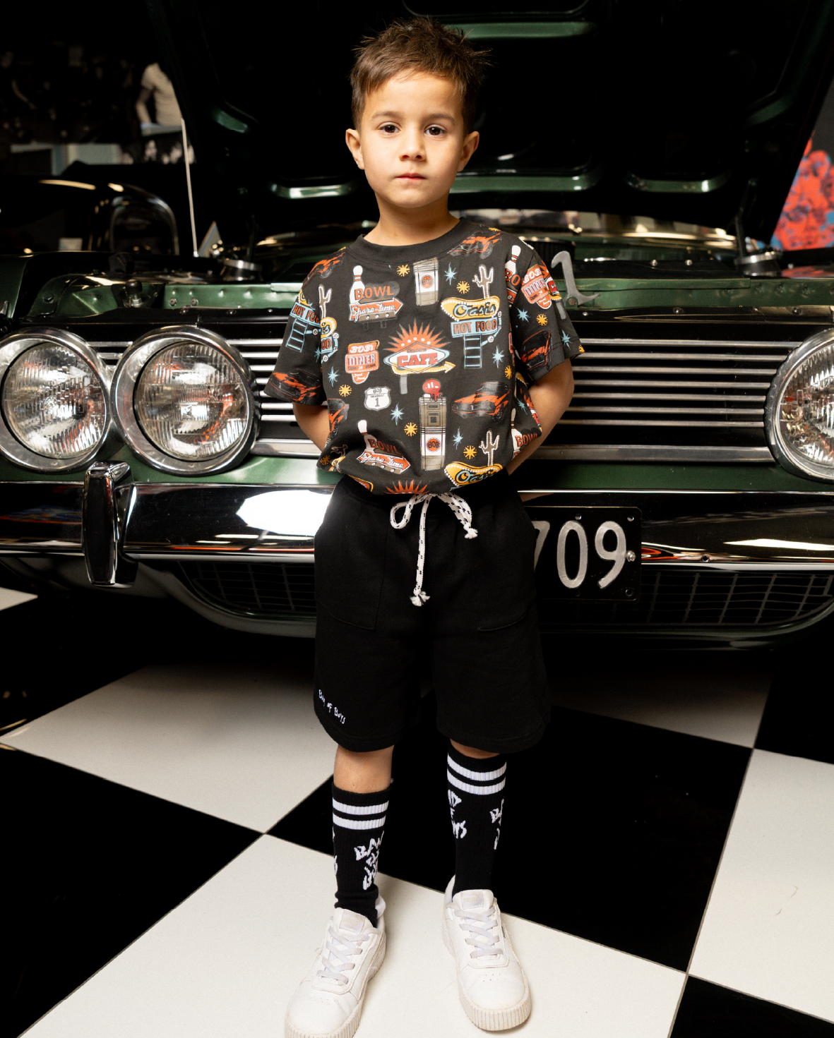 Band of Boys Black Shorts