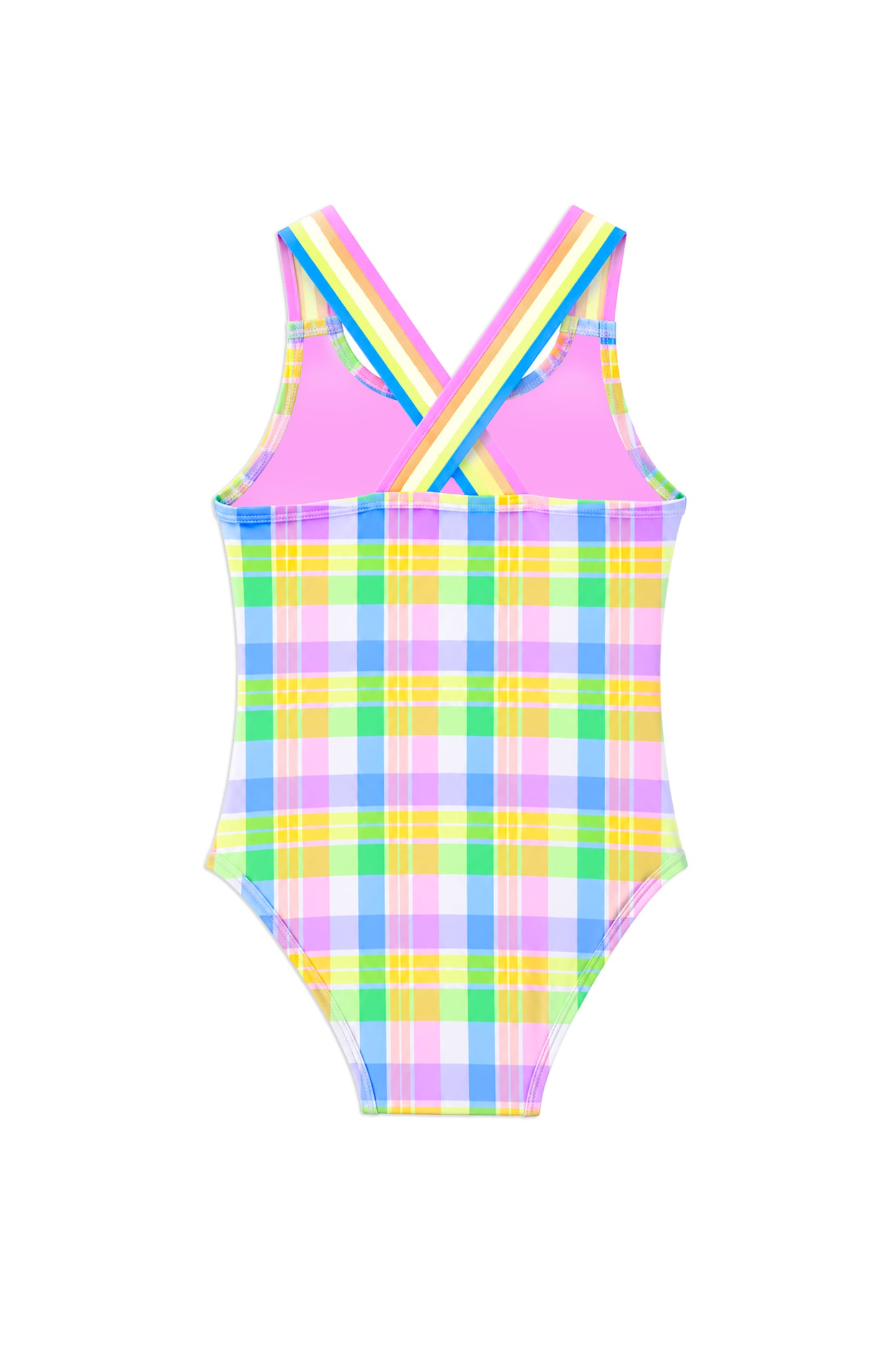 Milky Carnival Check Swimsuit