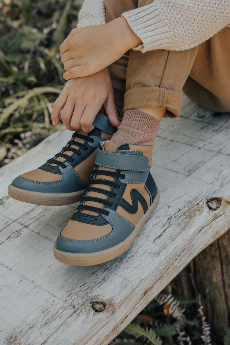 Pretty Brave Hi-TOP Tan Combo