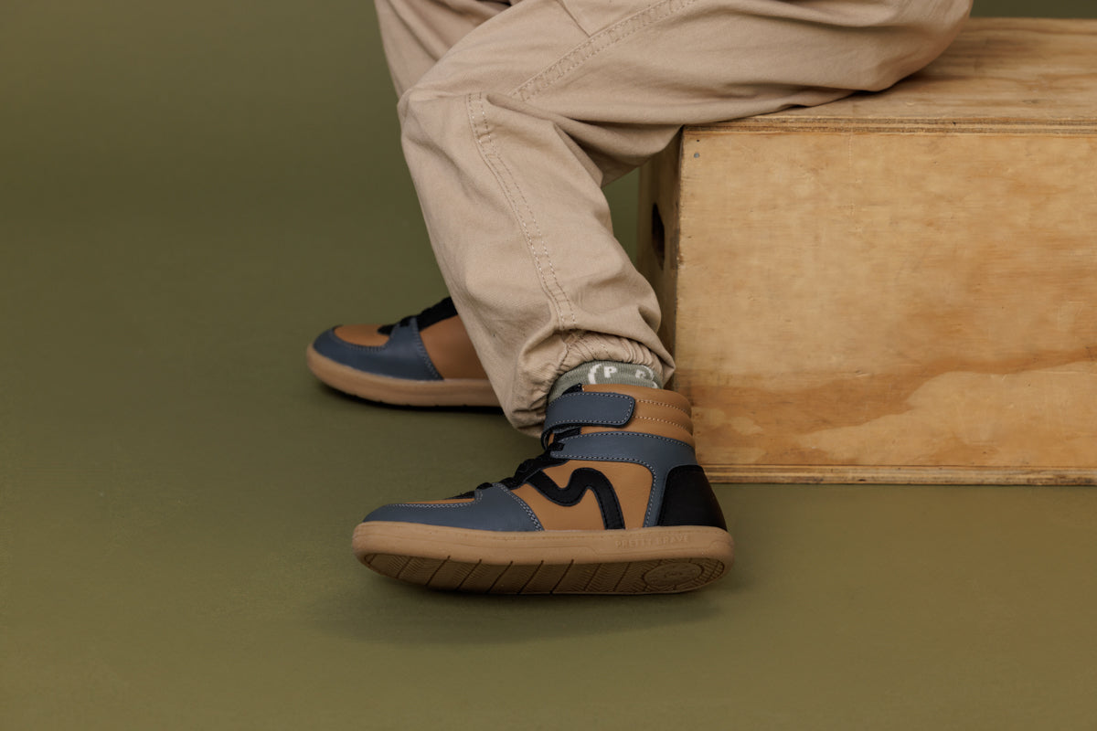 Pretty Brave Hi-TOP Tan Combo