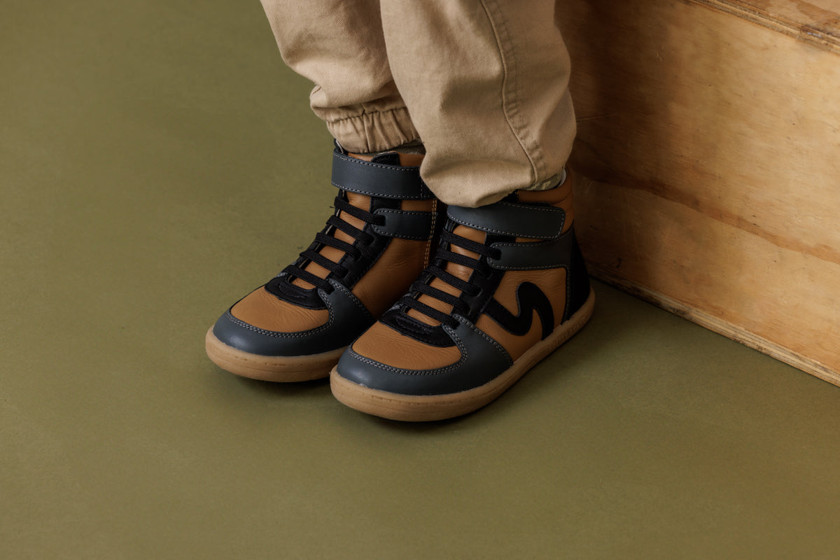 Pretty Brave Hi-TOP Tan Combo