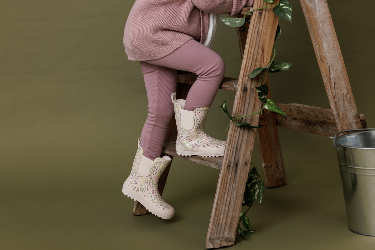 Pretty Brave Puddle Boot Secret Garden