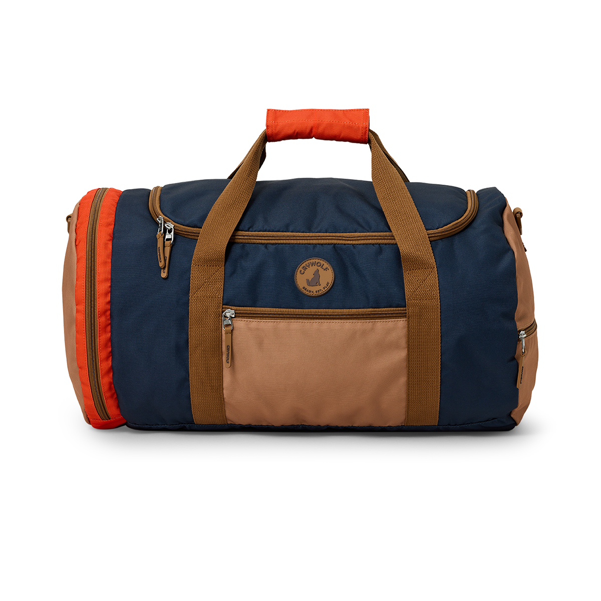 Crywolf Packable Duffel Bag Ash Colourblock