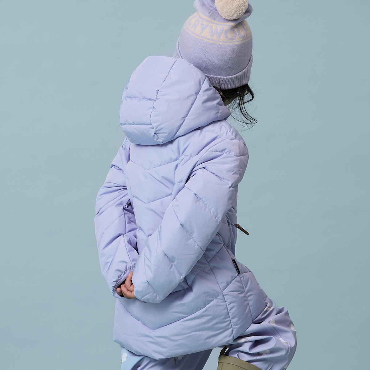 Crywolf Eco Puffer Periwinkle