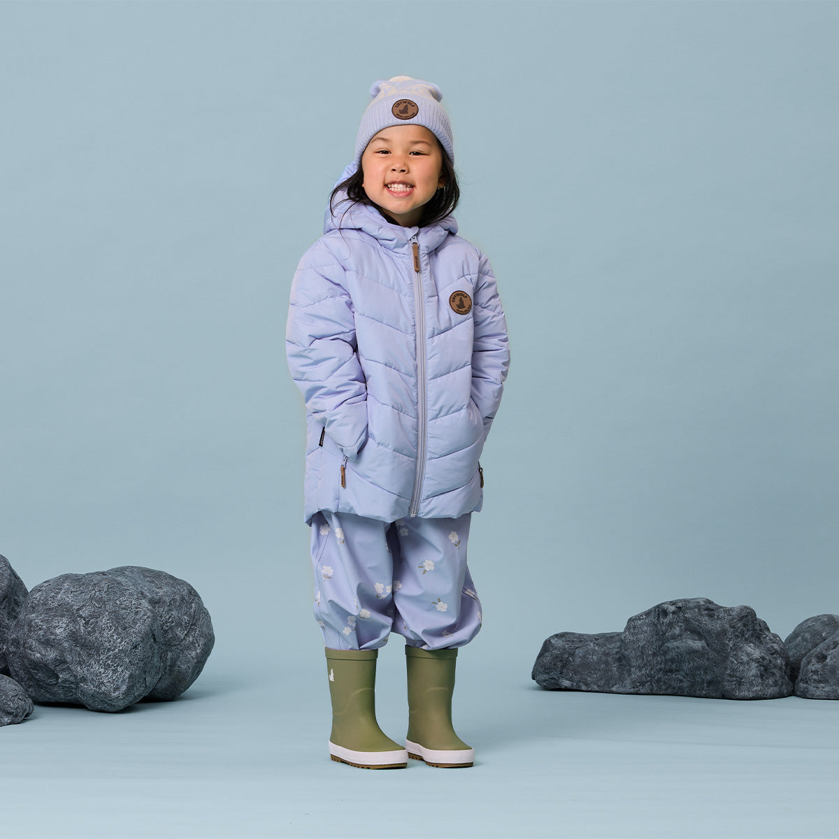 Crywolf Eco Puffer Periwinkle