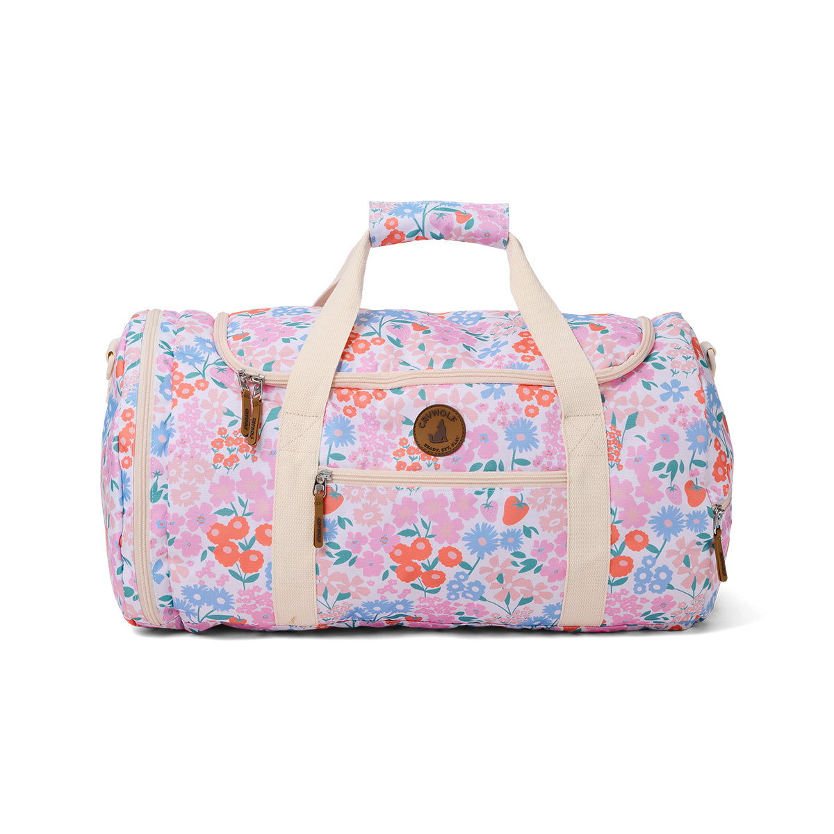 Crywolf Packable Duffel Bag Berry Garden
