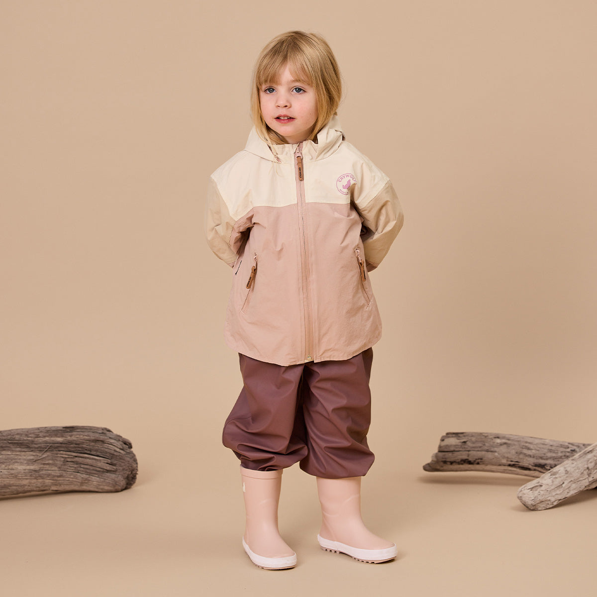 Crywolf Packable Jacket Blush