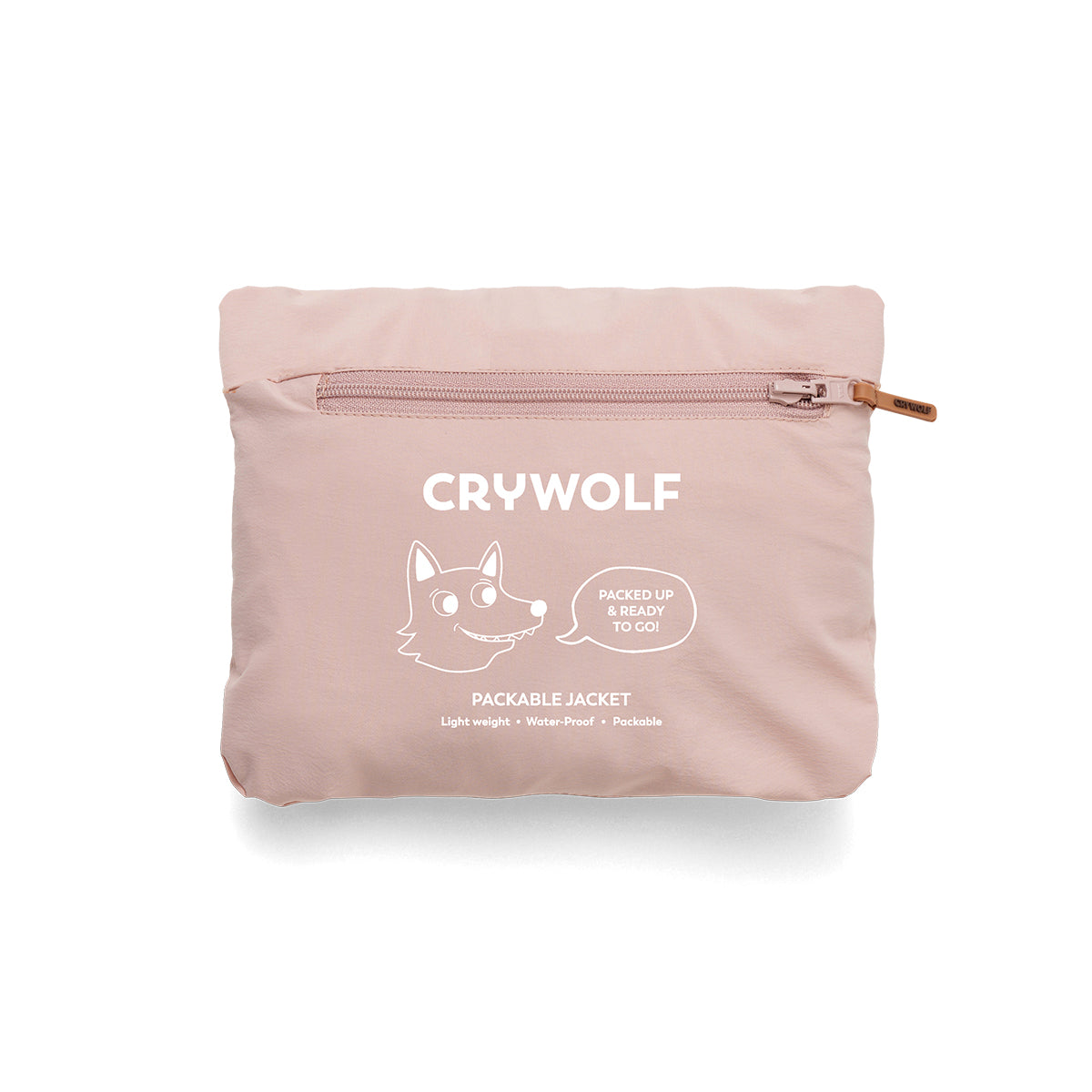 Crywolf Packable Jacket Blush