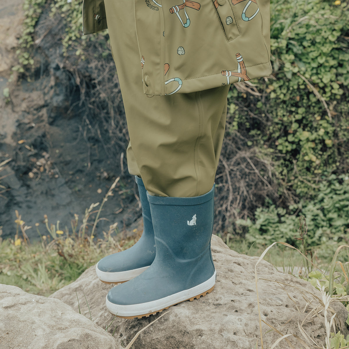 Crywolf Rain Boots Indigo