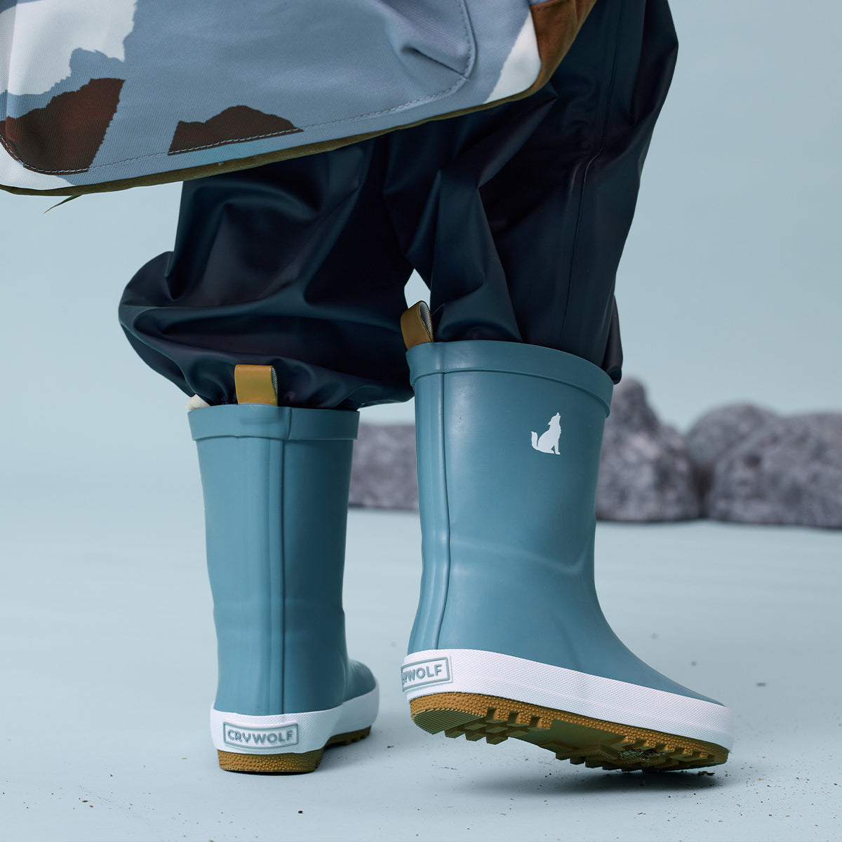 Crywolf Rain Boots Stone Blue