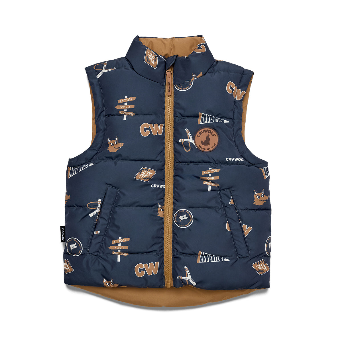 Crywolf Reversible Vest Choose Your Adventure