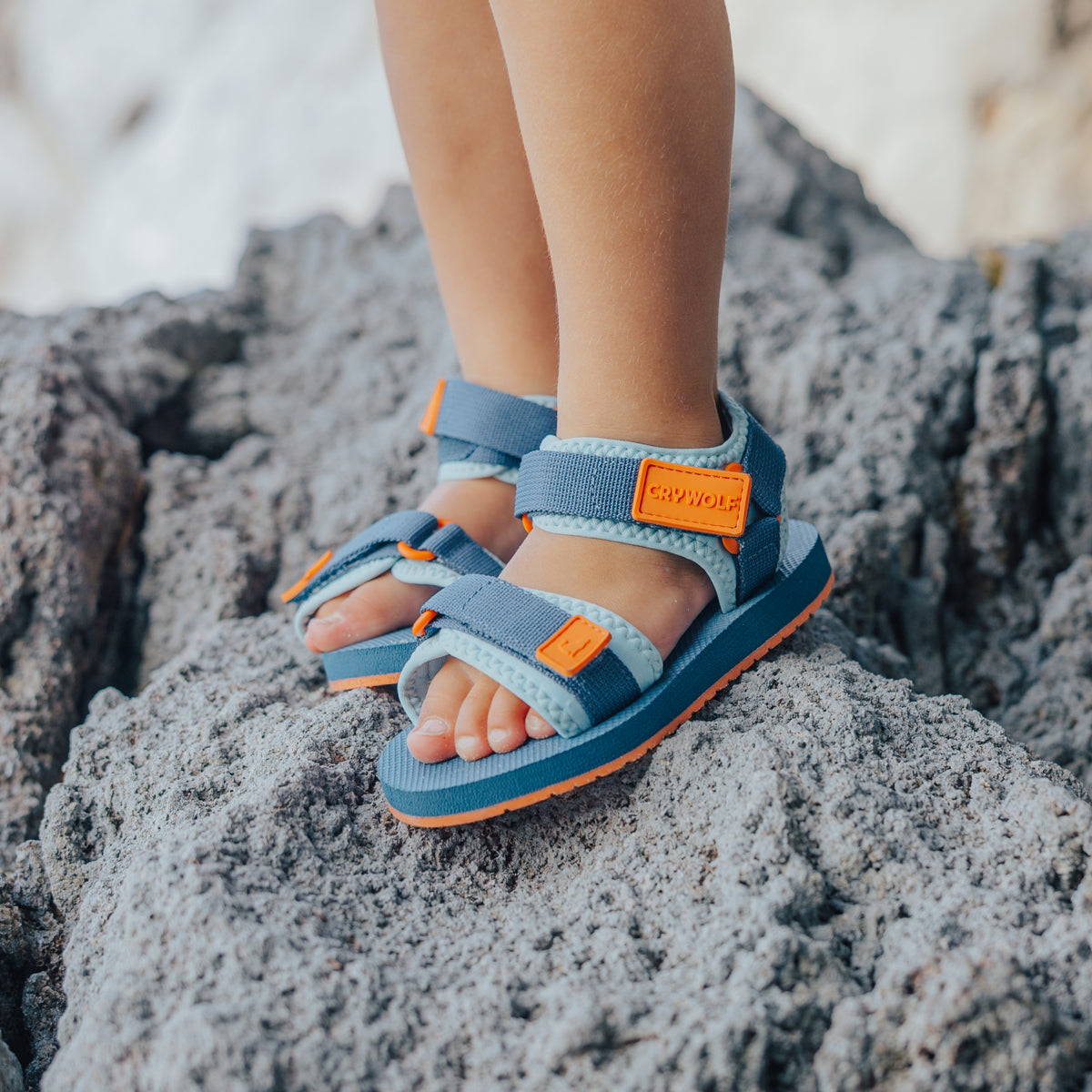 Crywolf Beach Sandal Navy Pop