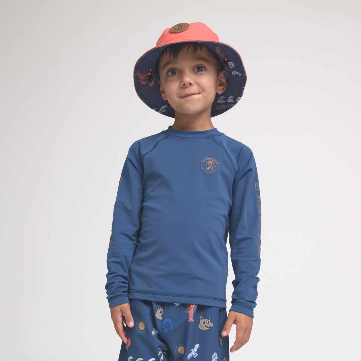 Crywolf Long Sleeve Rash Vest Navy