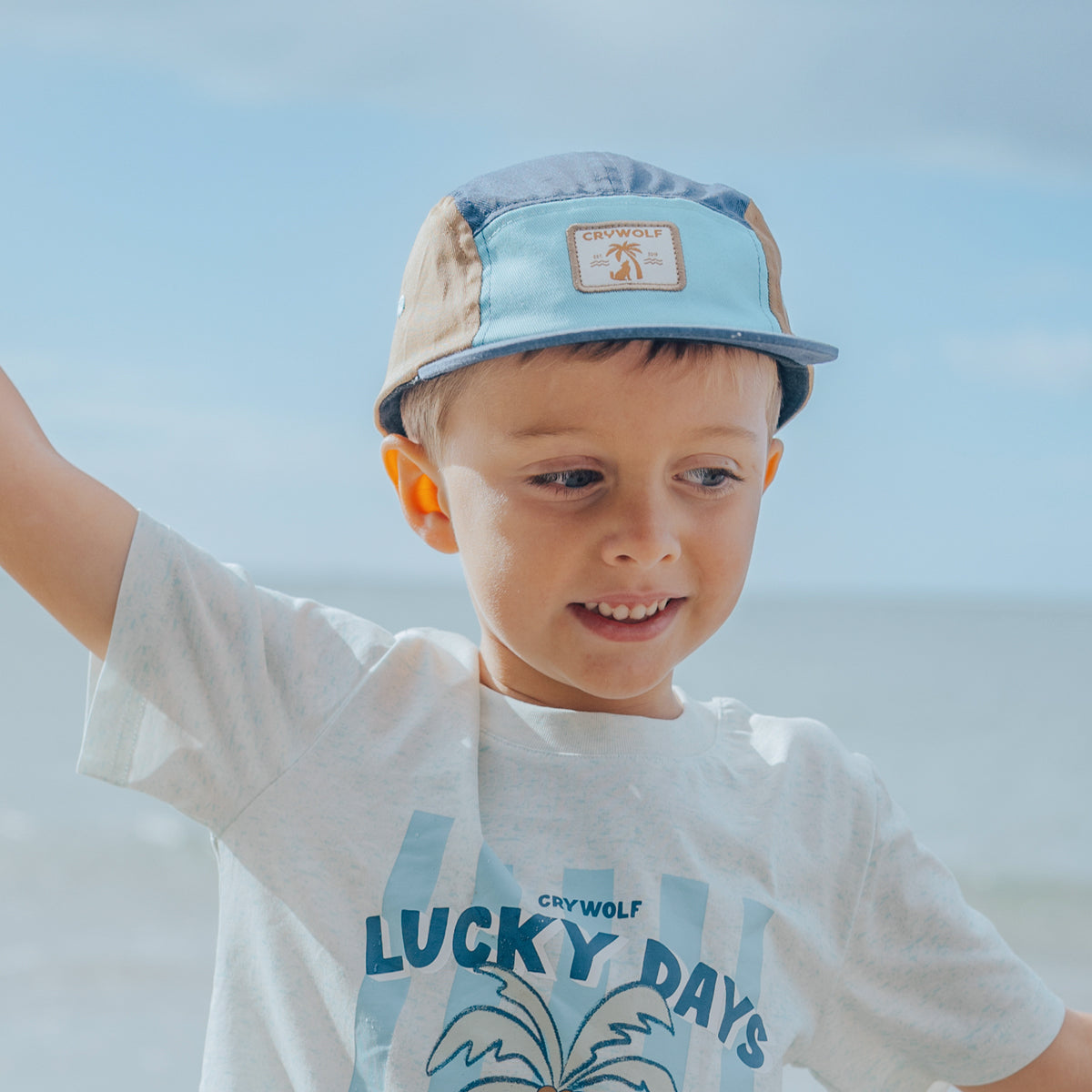 Crywolf Lucky Cap Navy Colourblock