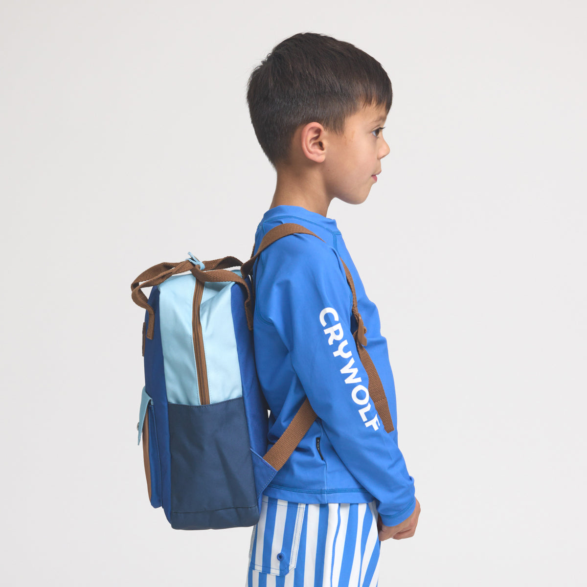 Crywolf Mini Backpack Deep Sea Colourblock