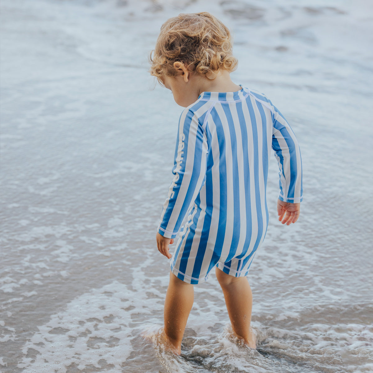 Crywolf Baby Rash Suit Deep Sea Stripe