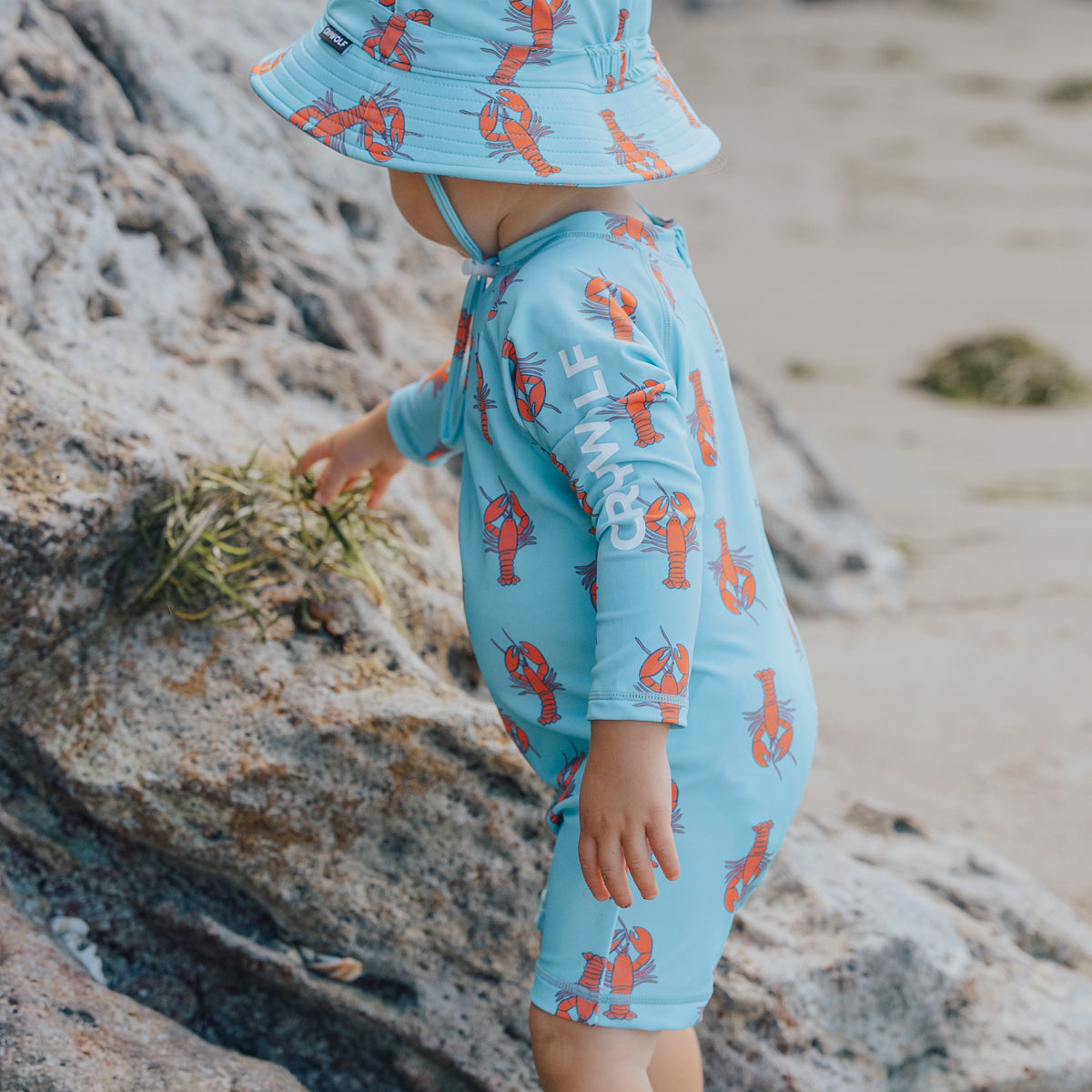 Crywolf Baby Rash Suit Little Lobsters