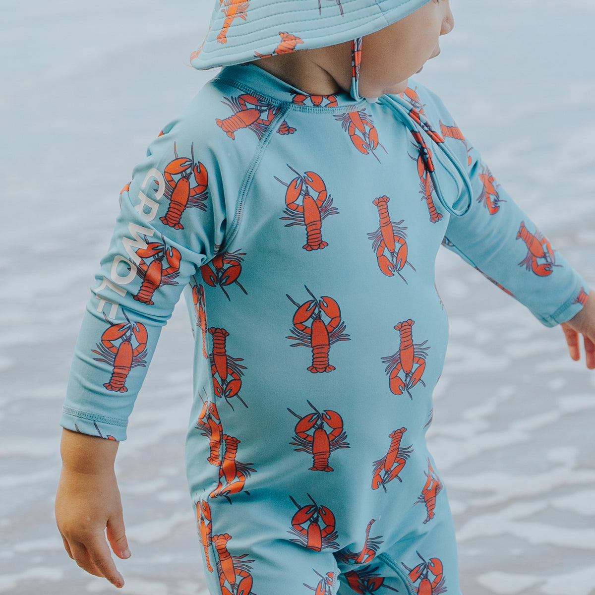 Crywolf Baby Rash Suit Little Lobsters