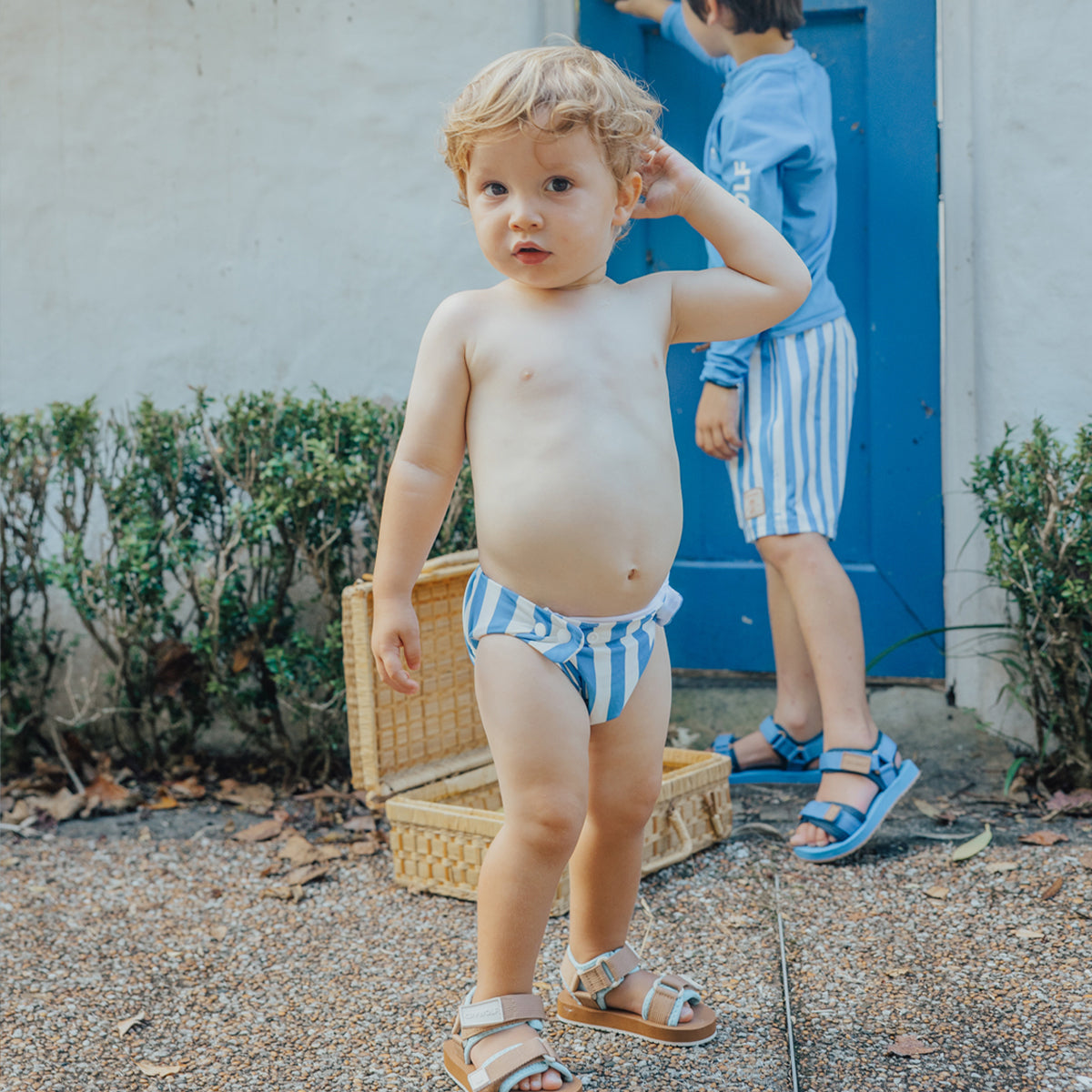 Crywolf Reusable Swim Nappy Deep Sea Stripe