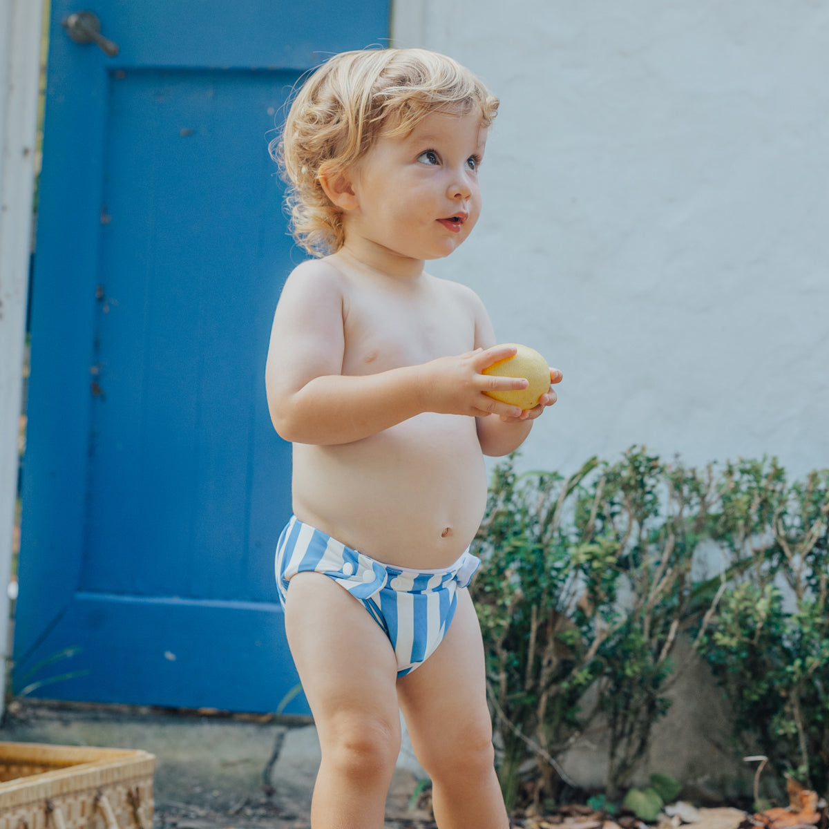 Crywolf Reusable Swim Nappy Deep Sea Stripe