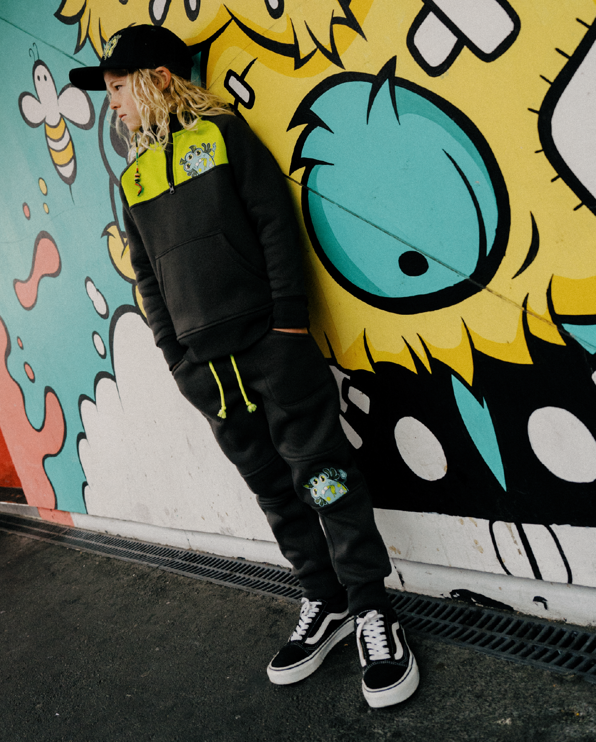 Band of Boys Charcoal Monster Track Pants