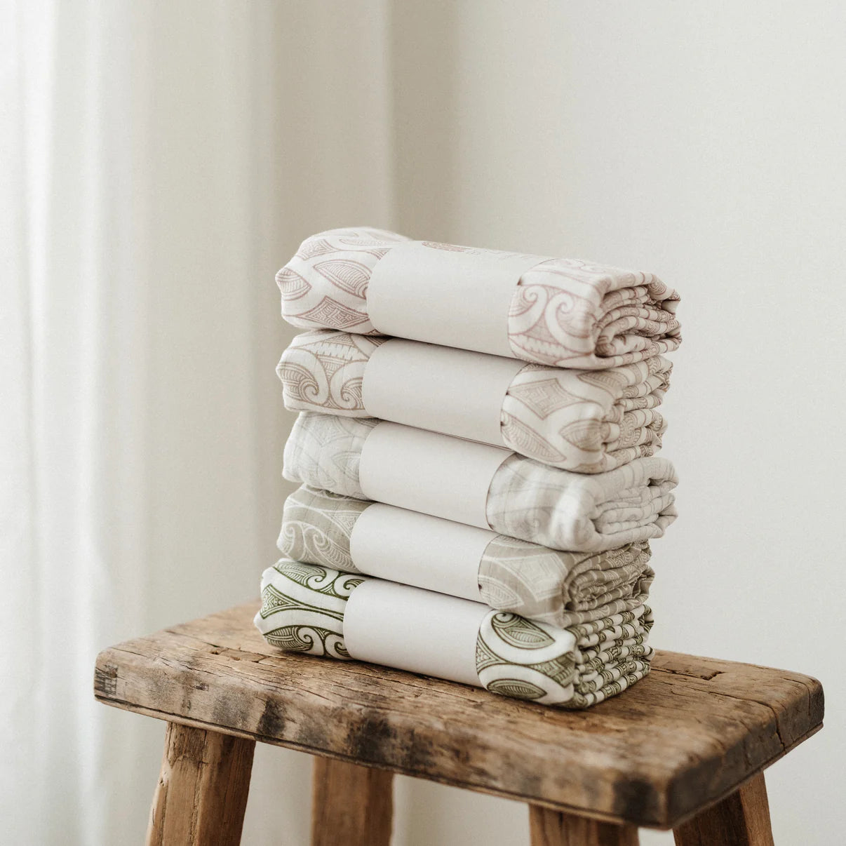 Bo & Ko Te Pātiki Pēpi Wrap Mauve