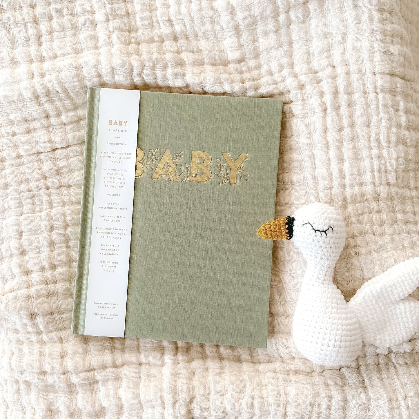 Mini Baby Book Sage