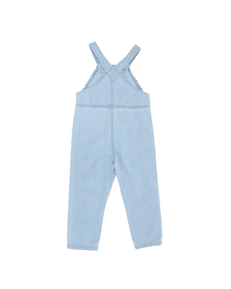 Minihaha Botanica Embroidered Overalls