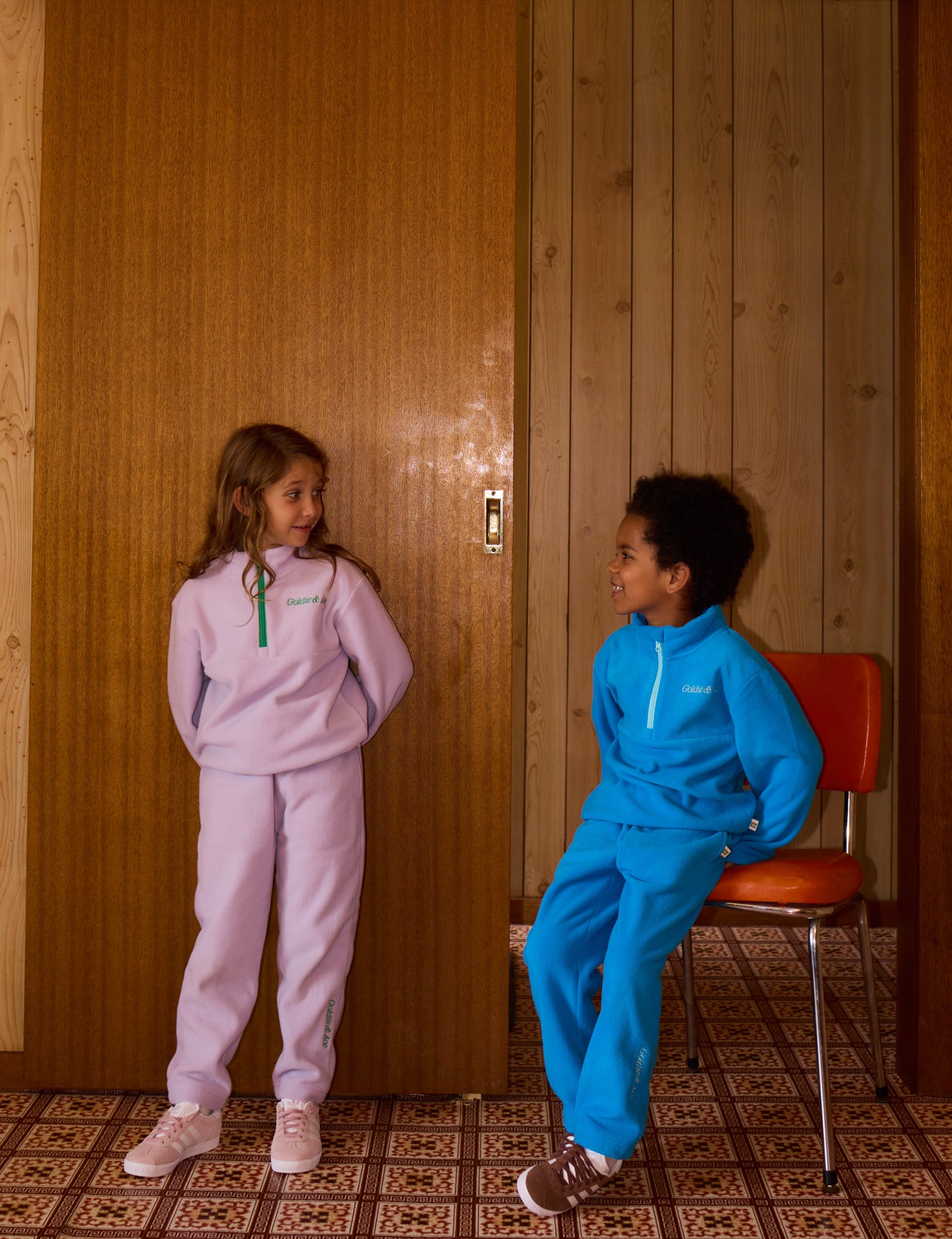 Goldie + Ace Bobbi Polar Fleece Sweater Lake
